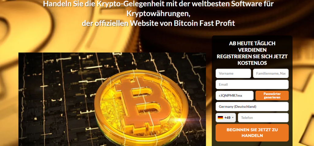 Bitcoin Fast Profit home
