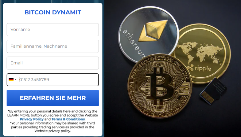 Bitcoin Dynamit registration